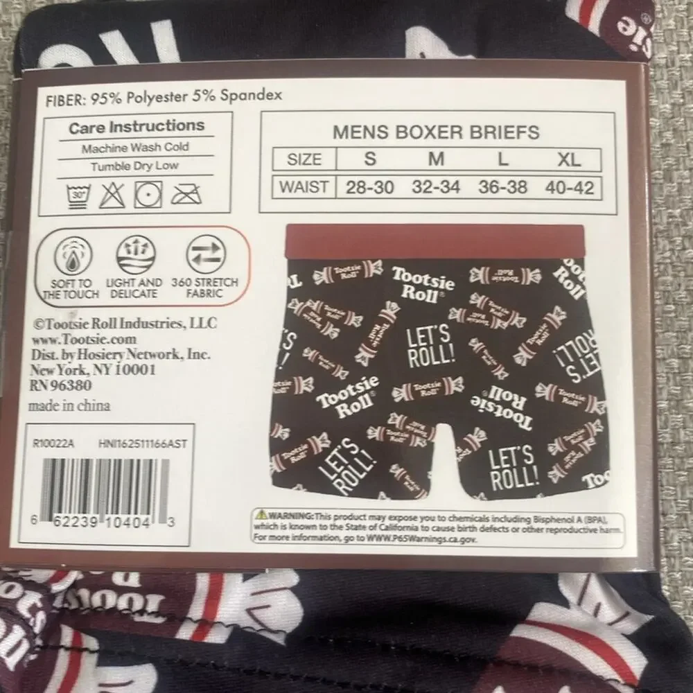 Tootsie Roll Men’s boxer briefs